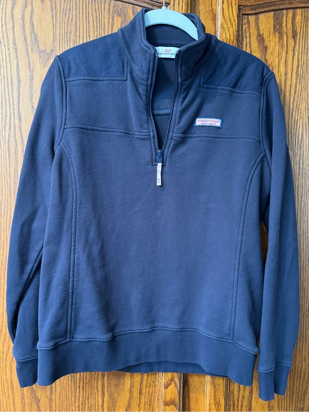 Vineyard Vines 🐳 Women’s Navy Quarter-Zip Shep Shirt